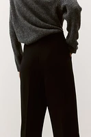 Flared Jersey Pants