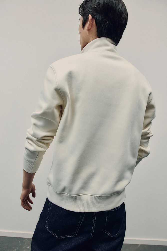 Regular Fit Half-Zip Sweatshirt