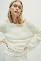 Rib-Knit Sweater