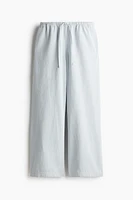 Denim Drawstring Pants