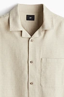 Regular Fit Textured resort shirt