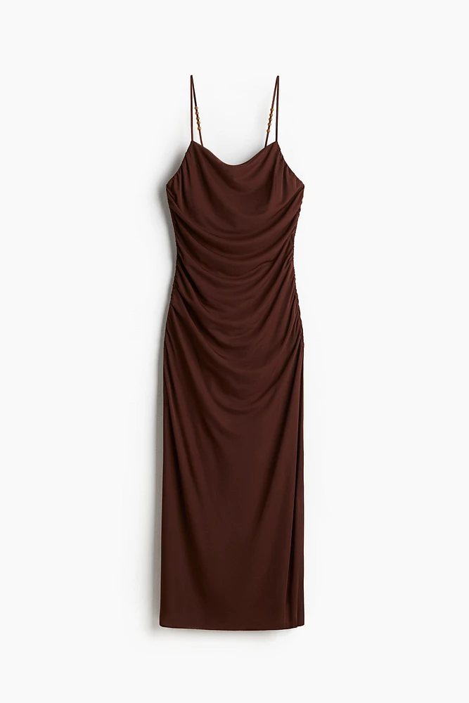 Draped Strappy Dress