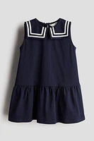 Cotton Jersey Sailor Dress