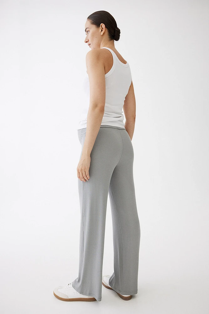 MAMA Before & After Ribbed Jersey Pants