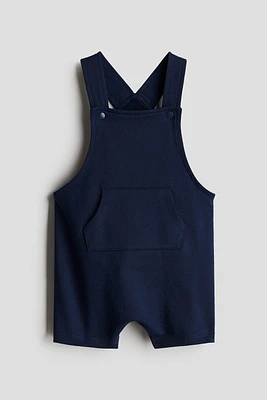 Salopette short en molleton