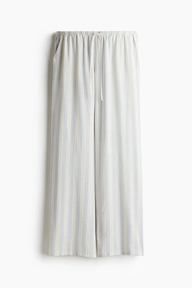 Straight-Leg Drawstring Pants