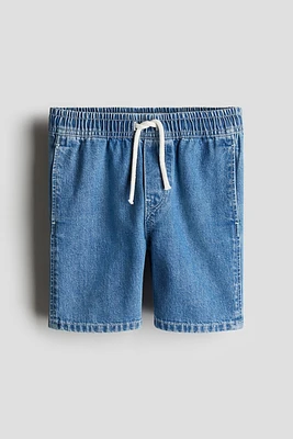 Cotton Denim Shorts