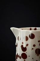 Speckled-glaze Stoneware Pitcher