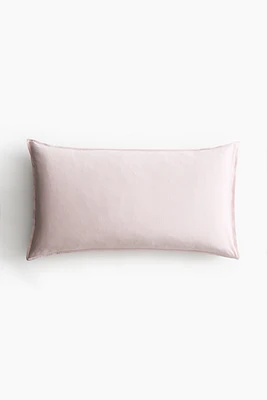 Washed Linen-blend Pillowcase