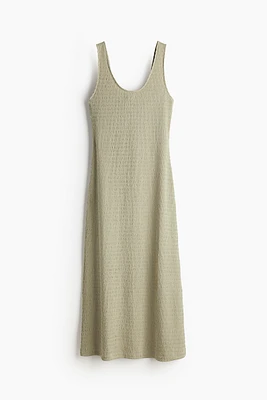 Textured Jersey Maxi Dress