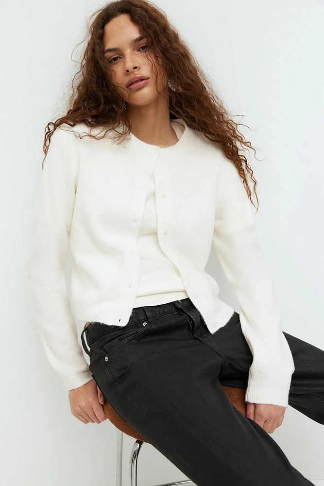 Fine-Knit Cardigan