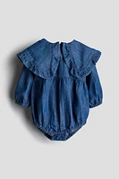 Denim Romper Suit