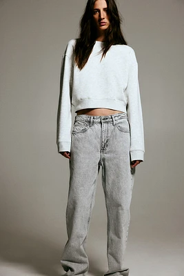 Jean Taille Haute Coupe Droite
