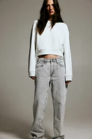 Jean Taille Haute Coupe Droite