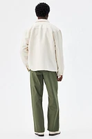 Pantalon décontracté en popeline