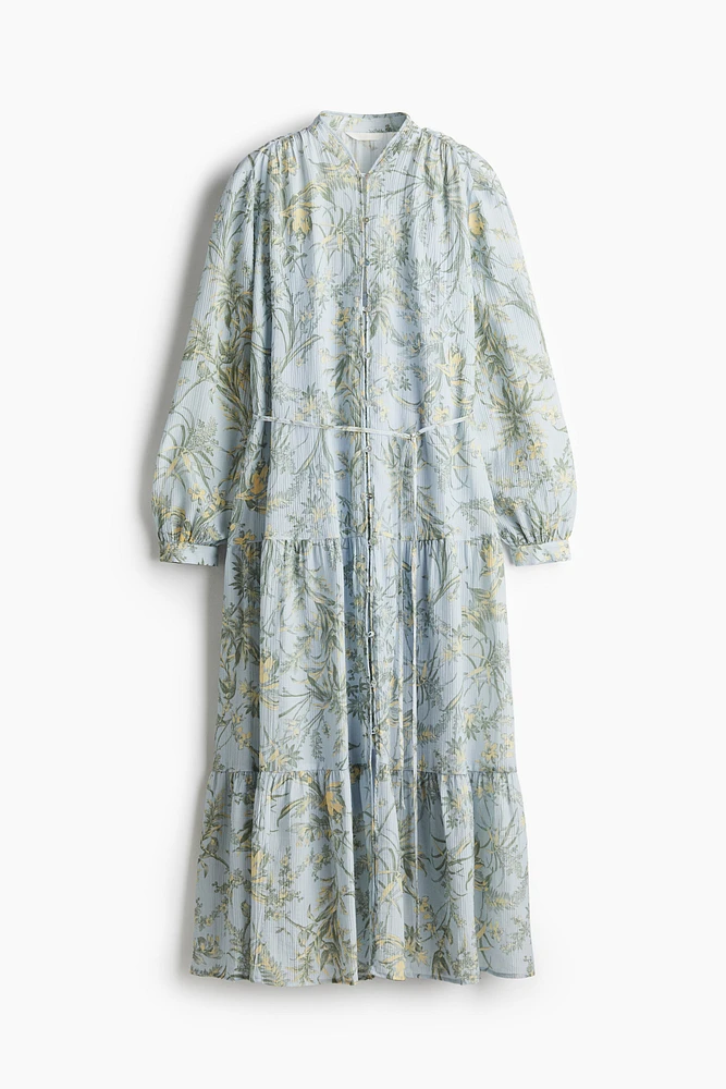 Oversized Crinkled Dress