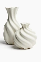 Tall Stoneware Vase