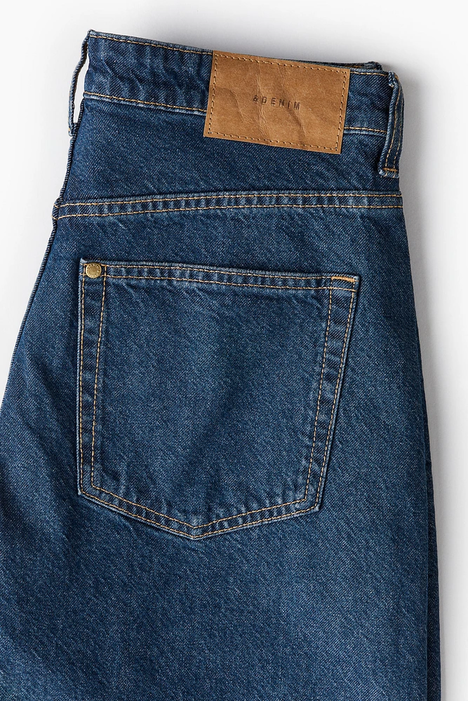 Bermuda Baggy High Denim Shorts