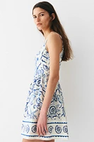 Robe à jupe évasée