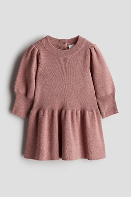 Fine-knit Cotton Dress