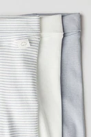 3-pack Foldover-Waist Leggings