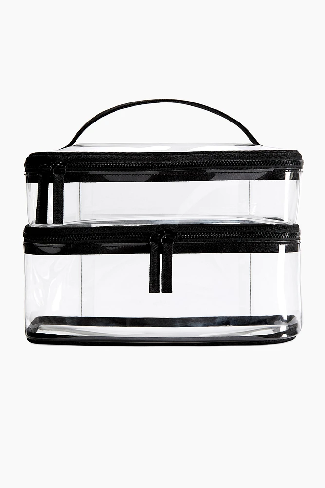 Large Two-tiered Toiletry Bag