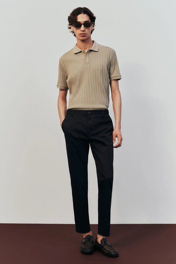 Pantalon court près du corps