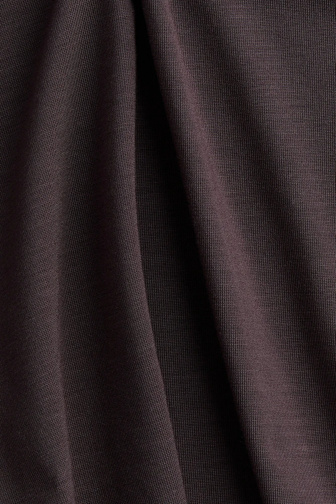 Lyocell Mock Turtleneck Top