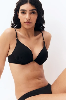 Super Push-Up Plunge Bikini Top