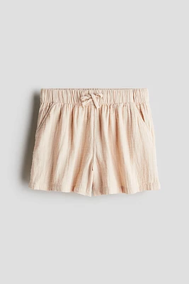 Cotton Muslin Shorts