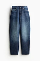 Curvy Fit Barrel High Jeans