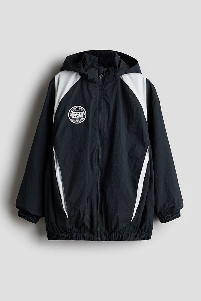 Motif-Detail Windbreaker