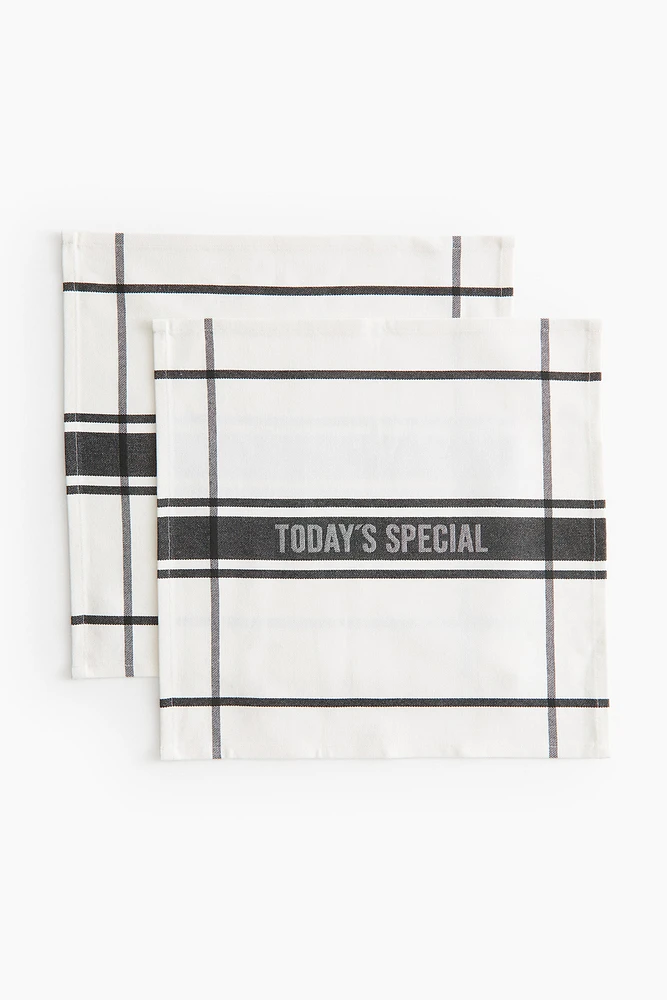 Lot de 2 serviettes de table
