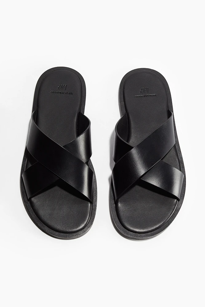 Leather Slides