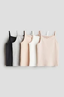 Débardeurs en jersey, lot de 5