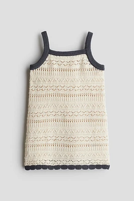 Crochet-Look Dress
