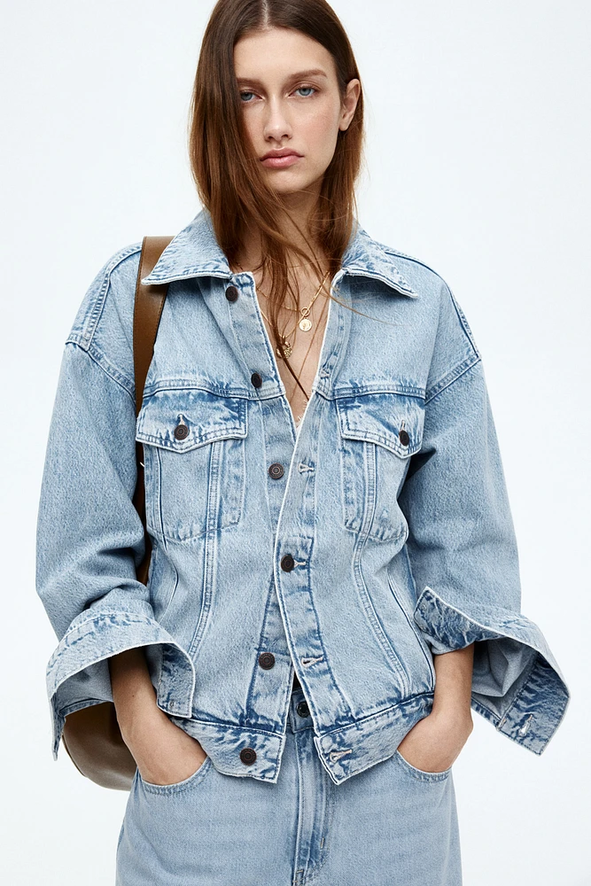 Veste grande taille en denim