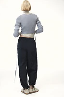 Nylon Parachute Pants