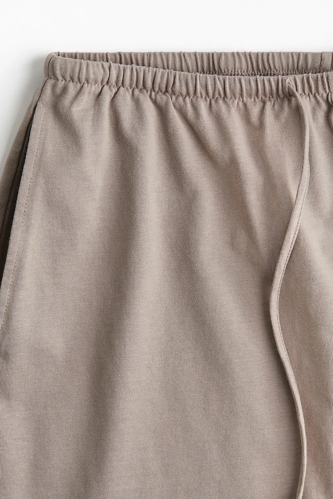 Cotton Shorts with Drawstring