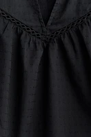 Dobby-Weave Blouse