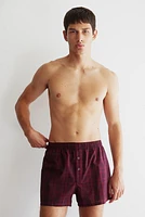 5-pack Woven Cotton Boxer Shorts