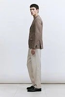 Slim-Fit Linen Jacket