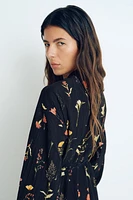 Oversized Crinkled Dress