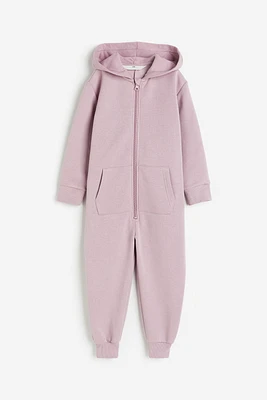 Hooded Sweatshirt Jumpsuit