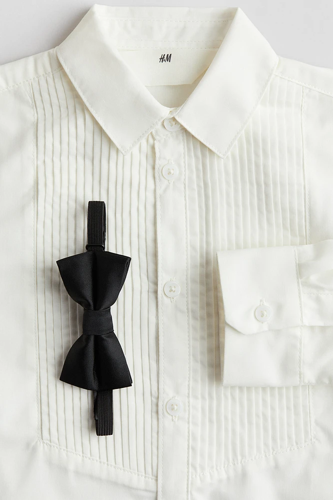 Tuxedo Shirt with Bow Tie