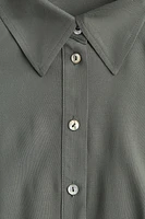 Tie-belt Shirt Dress