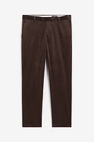 Slim Fit Velvet Suit Pants