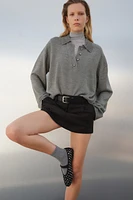 Short Polo Sweater