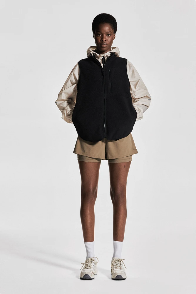 Veste de sport sans manches en polar