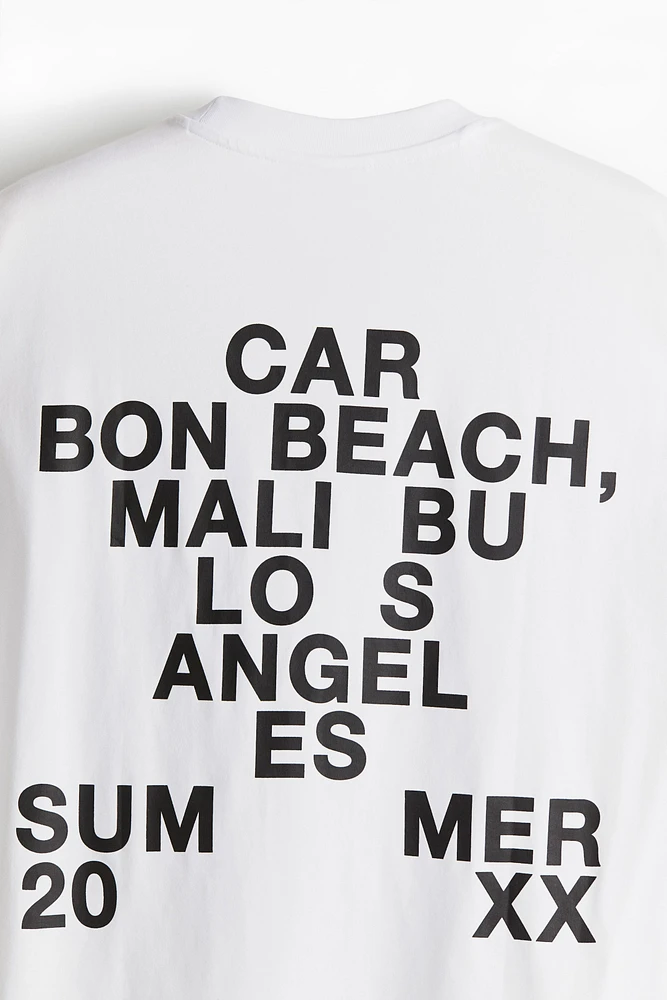 T-shirt imprimé Coupe Flottante